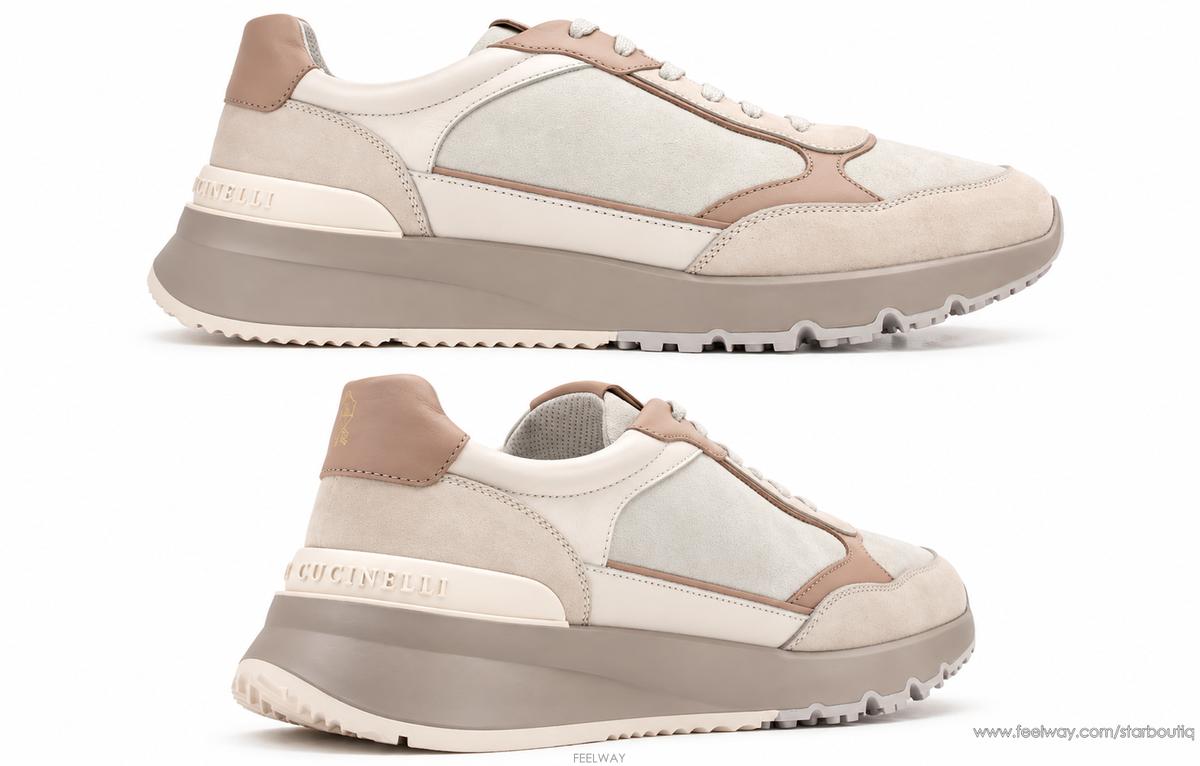 Brunello Cucinelli [�������]26���ֽ� ���ڷ� ��ġ�ڸ� �����̵� ���̺��� ����Ŀ��[�������]26���ֽ� ���ڷ� ��ġ�ڸ� �����̵� ���̺���