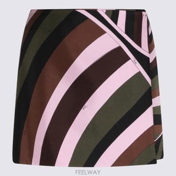 Emilio Pucci 26FW ���и���Ǫġ �̵� ��ĿƮ 6URV35 6U751012 KHAKI PINK26FW ���и���Ǫġ �̵� ��ĿƮ 6URV35 6U751012 KHAKI PI