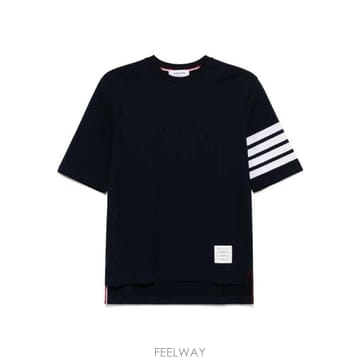 Thom Browne 26FW ����� ���� Ƽ���� MJS168G07862 NAVY 41526FW ����� ���� Ƽ���� MJS168G07862 NAVY 415