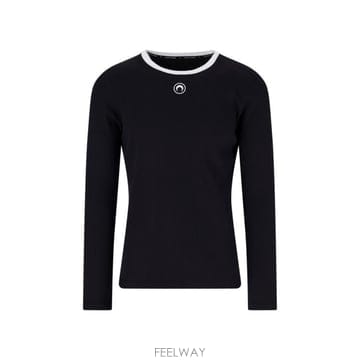 Marine Serre 26FW �������� ���� Ƽ���� MTS003A CJER0125 BK99 BLACK26FW �������� ���� Ƽ���� MTS003A CJER0125 BK99 BLACK