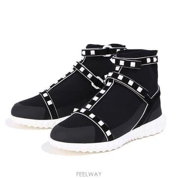 발렌티노 PW2S0F81 FTI 0VP 락스터드 하이탑 스니커즈