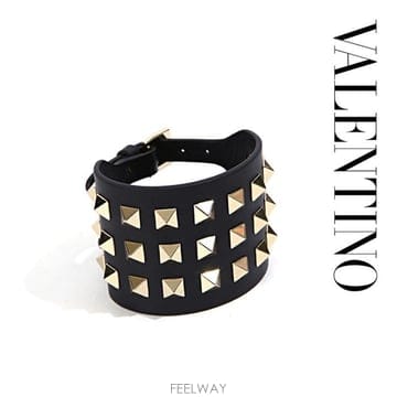 발렌티노 IW0J0254 VIT 0NO 락스터드 여성 팔찌