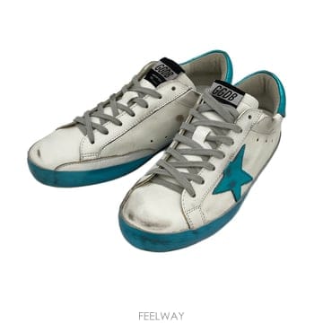 [당일발송] GOLDEN GOOSE 골든구스 슈퍼스타 메탈블루 로우탑