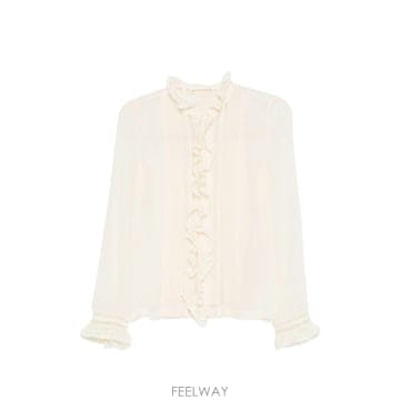 | Other Brand | DOEN Magdeleine ruffled lace trim top 12331821269256 TP72580DOEN Magdeleine ruffled lace trim top 12331821269256 T