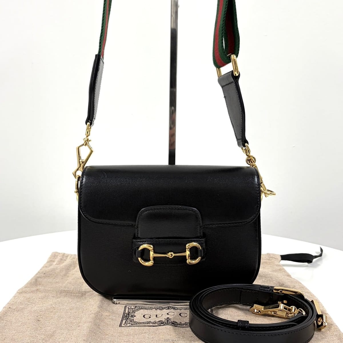 GUCCI ���� Ȧ���� 1955 �̴� ���� ũ�ν��� & ����� ���� (658574)���� Ȧ���� 1955 �̴� ���� ũ�ν��� & ����� ���� (658