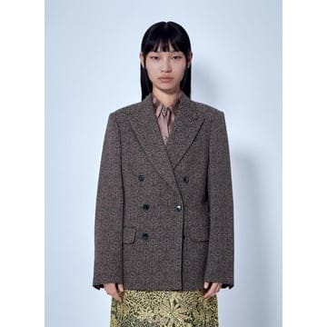 Dries Van Noten 26 FW �帮���ݳ�ư ���� Double Breasted Patterned Blazer dvn0266005b26 FW �帮���ݳ�ư ���� Double Breasted Patterned Blaz
