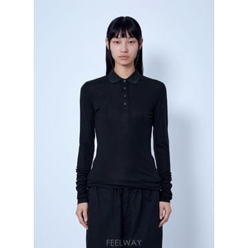 | Other Brand | 26 FW ��Ÿ�̾� ��Ʃ��� ���� Long Sleeve Polo ent0266022blk26 FW ��Ÿ�̾� ��Ʃ��� ���� Long Sleeve Polo ent02660