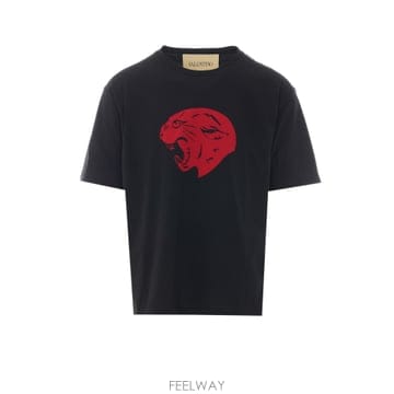 26FW 발렌티노 발렌티노 가라바니 블랙 panther t 셔츠 MG16PBM70NR TP576260888