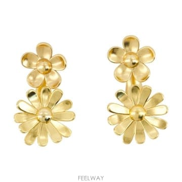 데이지 와일드 스테이트먼트 이어링 2P6JER001J49713 ANTIQUEGOLD TP979874896