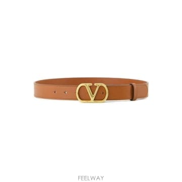 Valentino VLogo 시그니처 벨트 9W2T0SM3ZDM WU2DEEPCARAMEL TP9798620