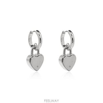 하트 자물쇠 후프 귀걸이 2F6JER001J460 040 TP979629145