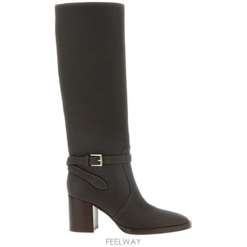 Gianvito Rossi Luxor 앵클 스트랩 부츠 G8000570CUOLXO MOKA TP9798885
