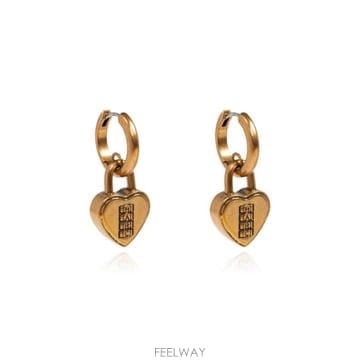하트 펜던트 후프 귀걸이 2F6JER001J460 713 TP979630329