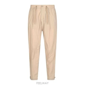 에르노 미드라이즈 테이퍼드 드로스트링 팬츠 PT00002UR12431SZ 1982 TP979858903