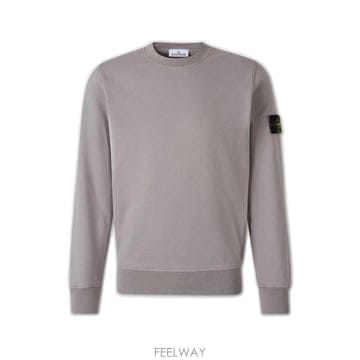 Stone Island 로고 패치 크루넥 스웨트셔츠 L2S156100060S0051 V0060GREY TP9