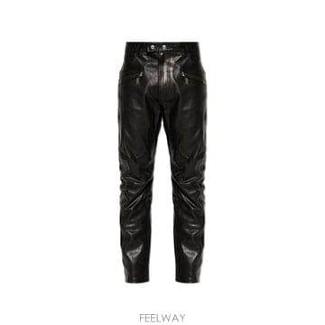 Dsquared2 스트레이트 레그 가죽 팬츠 S74KB1184SX9749 900 TP979858869