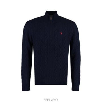 Polo Ralph Lauren 포니 자수 케이블 니트 점퍼 710876766 002 TP979897203