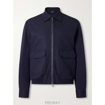 Brioni 26 FW �긮���� ���̺� ��Ƽ�� �� ��Ʈ��ġ ĳ�ù̾� ������ ��Ŷ TP58220681226 FW �긮���� ���̺� ��Ƽ�� �� ��Ʈ��ġ ĳ�ù̾� ����