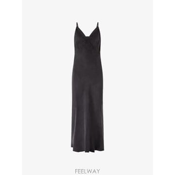 26 FW PINKO V넥 슬립 맥시 드레스 107375A3F8 TP456369627