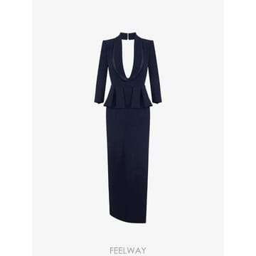 Elisabetta Franchi 26 FW Elisabetta Franchi �淮 ũ������ �� ��ƾ �к긯 ���� ī�� �巹�� ABR0866E26 FW Elisabetta Franchi �淮 ũ������ �� ��ƾ �к긯 