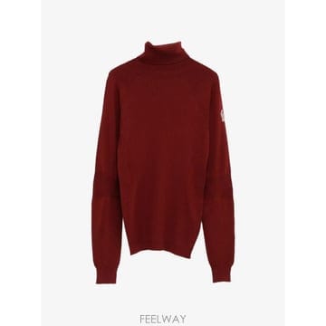 Moncler 26 FW ��Ŭ���� �׷���� logo patch ribbed sweater 9F00007M1122 TP45926 FW ��Ŭ���� �׷���� logo patch ribbed sweater 9F00
