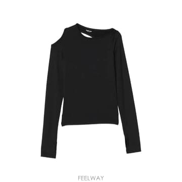 26 FW 헬무트랭 컷아웃 긴소매 탑 Q06HW503001 TP459785638