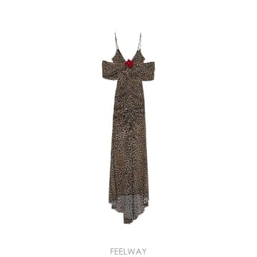 Blumarine 26 FW ���縶�� �����ĵ� ����Ʈ ���ġ ������ �ƽ� �巹�� RF6074J1619 TP45980467326 FW ���縶�� �����ĵ� ����Ʈ ���ġ ������ �ƽ� �巹