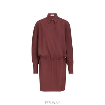 Brunello Cucinelli 26 FW ���ڷ� ��ġ�ڸ� ��Ҹ� ���� �� �÷��̵� Ʈ�� ���� �巹�� MG542AB1A1C9813 TP4526 FW ���ڷ� ��ġ�ڸ� ��Ҹ� ���� �� �÷��̵� Ʈ�� 
