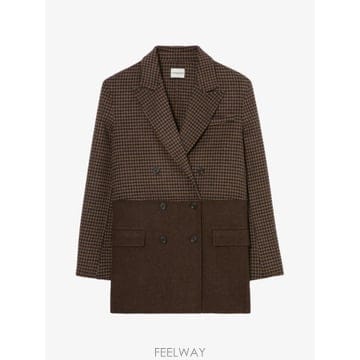 Claudie Pierlot 26 FW ���ε��ǿ��� �÷��� üũ �� ��Ʈ CFPOU00800 TP45814729126 FW ���ε��ǿ��� �÷��� üũ �� ��Ʈ CFPOU00800 TP45