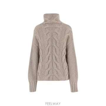 Khaite 26 FW ī��Ʈ Nico cable knit turtleneck sweater 18386675489 TP426 FW ī��Ʈ Nico cable knit turtleneck sweater 183866