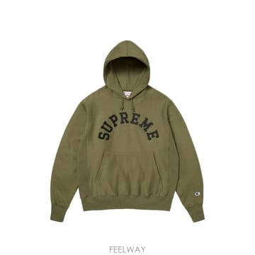 Supreme 26 FW ������ x Champion logo patch hoodie SS25SW57OLIVE TP4597926 FW ������ x Champion logo patch hoodie SS25SW57OLIV