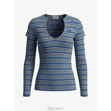 GANNI 26 FW ���� ��Ʈ������ ���� ��Ʈ ž A1040483 TP45975443026 FW ���� ��Ʈ������ ���� ��Ʈ ž A1040483 TP45975443