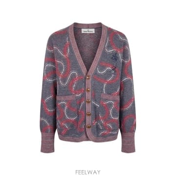 ViVienne westwood 26 FW ���ȿ���Ʈ��� Cutlass abstract pattern cardigan 2701003FC0026 FW ���ȿ���Ʈ��� Cutlass abstract pattern cardig
