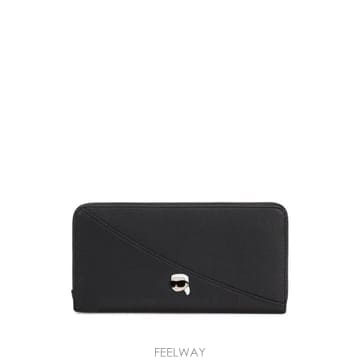 Karl Lagerfeld 26 FW Į�����Ʈ Ikon elongated faux leather wallet C1W32005999 T26 FW Į�����Ʈ Ikon elongated faux leather wallet C1