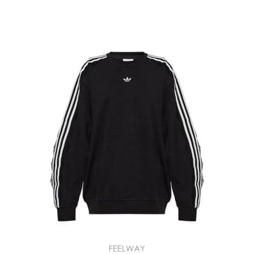Adidas 26 FW �Ƶ�ٽ� lace trim embroidered logo sweatshirt LG4251 TP4526 FW �Ƶ�ٽ� lace trim embroidered logo sweatshirt L