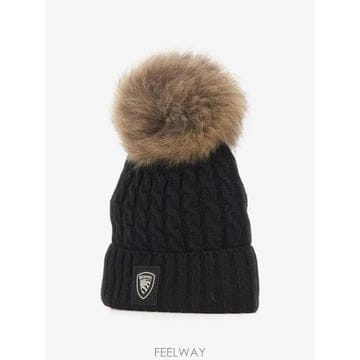 | Other Brand | 26 FW Blauer cable knit pom pom beanie hat 26WBLDA055620061226 FW Blauer cable knit pom pom beanie hat 26WBLDA0556