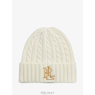 Ralph Lauren 26 FW �η� �����η� cable knit embroidered beanie hat 454P2350500226 FW �η� �����η� cable knit embroidered beanie hat 