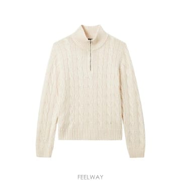 | Other Brand | 26 FW tout a coup cable knit quarter zip sweater M310AF6 TP426 FW tout a coup cable knit quarter zip sweater M310A