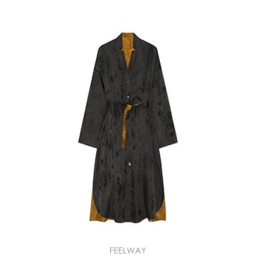 | Other Brand | 26 FW Shanghai Tang Prosperity jacquard woven belted coat B226 FW Shanghai Tang Prosperity jacquard woven belted c