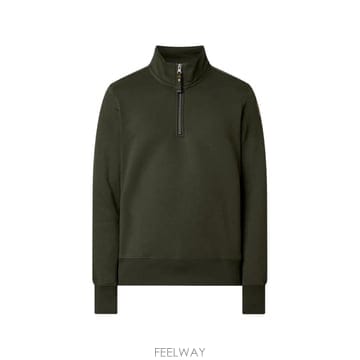 Parajumpers 26 FW �Ķ����۽� quarter zip logo patch sweatshirt 26WPMFLEY20P1626 FW �Ķ����۽� quarter zip logo patch sweatshirt 26W