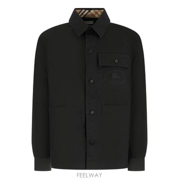Burberry [W63]������ 8127987 A1189 ���� ���� ���� �ٿ� �ƿ��� Giacca in cotone nero[W63]������ 8127987 A1189 ���� ���� ���� �ٿ� �ƿ��� G