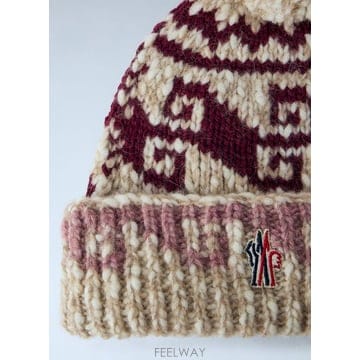 26 F/W 몽클레어 패턴 POMPOM 비니 L2098 3B00003 B0112498752