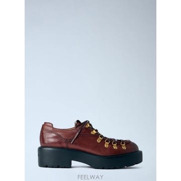 26 F/W 미우미우 레더 레이스 UPS 5E766E 5OD F020 B0112498771