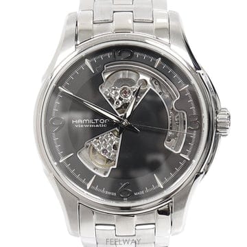 해밀턴 H32565135 40MM 스틸 오토매틱 재즈마스터 JAZZMASTER 오픈 하트 남성시계