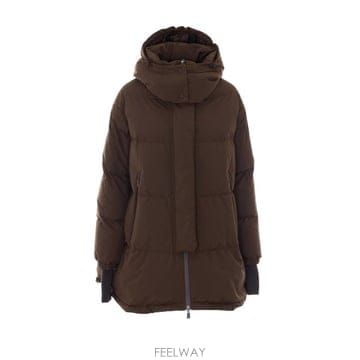 26FW 에르노 2레이어 윈드 스토퍼 릴렉스드 다운 자켓 PI002047D 128408815 BROWN