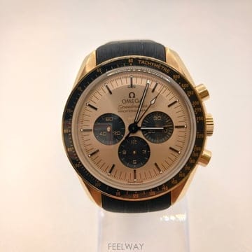오메가 스피드마스터 문워치 프로페셔널 42mm 문샤인 골드 팬더