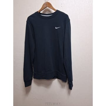 남성105/상태최상] 나이키(NIKE) 미니 스우시 자수 맨투맨크루넥