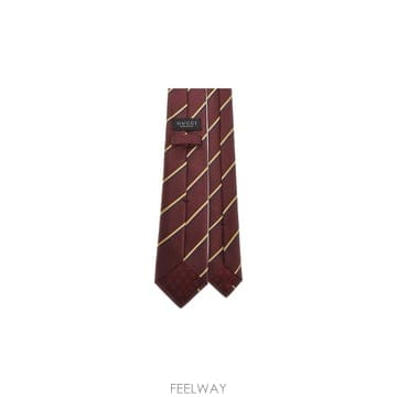 인더샵 GUCCI 구찌 버건디 스트라이프 넥타이