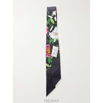 인더샵 GUCCI 구찌 블랙 스카프