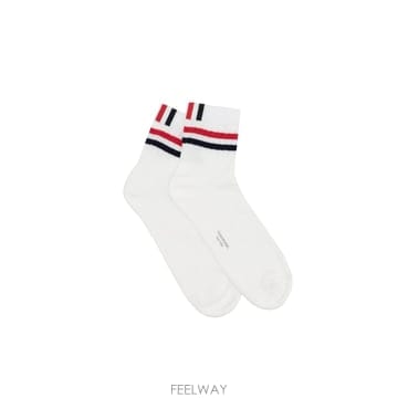 인더샵 THOM BROWNE 톰브라운 화이트 양말